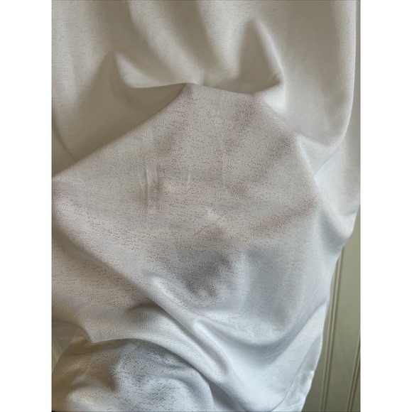 Adidas new with tag women's size large essential short sleeve crew white golf - Picture 7 of 10